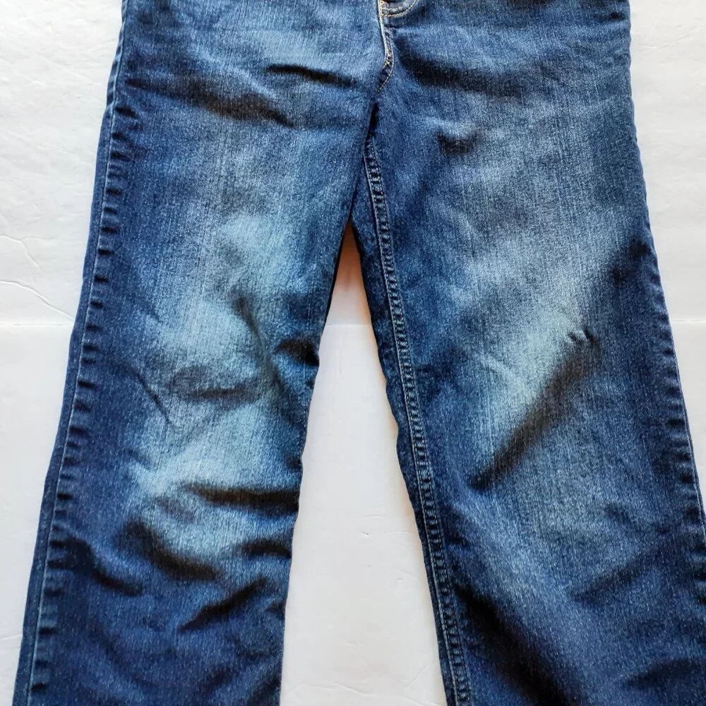 Oshkosh Boys Jeans Dark Wash Classic Adjustable Waist Size 14